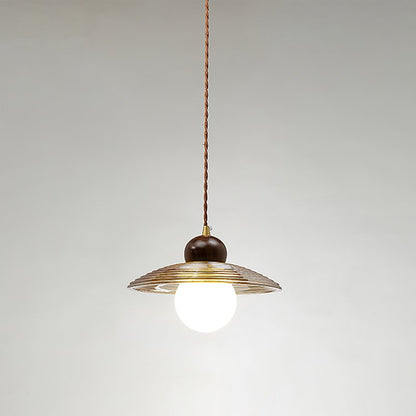Textured Flower Drop Ceiling Lamp