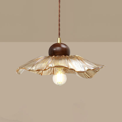 Textured Flower Drop Ceiling Lamp