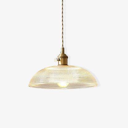 Textured Spiral Hanging Pendant Lamp