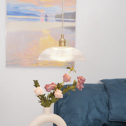 Textured Spiral Hanging Pendant Lamp