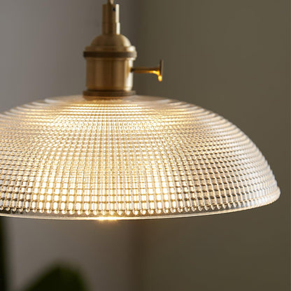 Textured Spiral Hanging Pendant Lamp