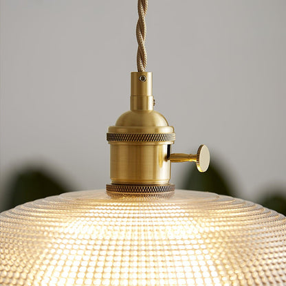 Textured Spiral Hanging Pendant Lamp