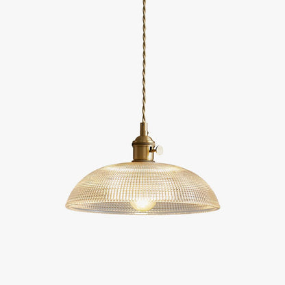 Textured Spiral Hanging Pendant Lamp
