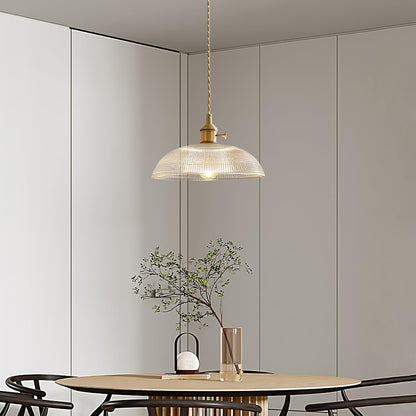 Textured Spiral Hanging Pendant Lamp