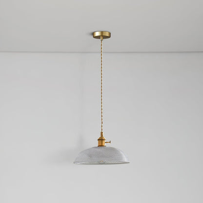 Textured Spiral Hanging Pendant Lamp