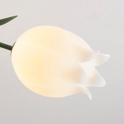 Elegant White Glass Ceiling Lamp Fixture