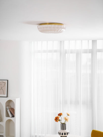Soft Glass Pendant Light Modern Ceiling Fixture