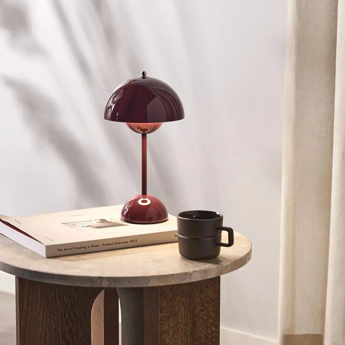 Soft Glow LED Table Lamp with Adjustable Mushroom Style