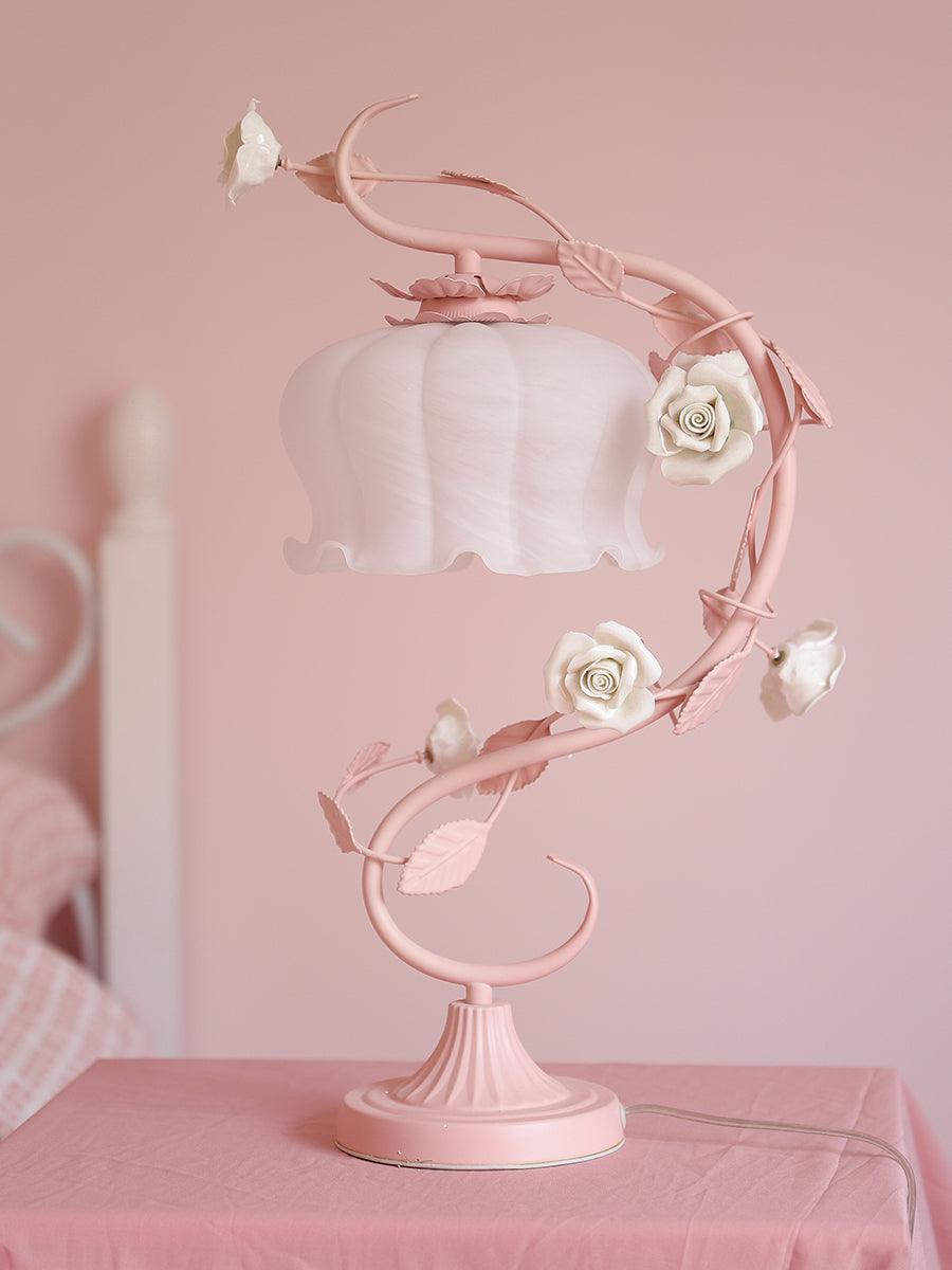 Elegant Glass Adjustable Desk Lamp