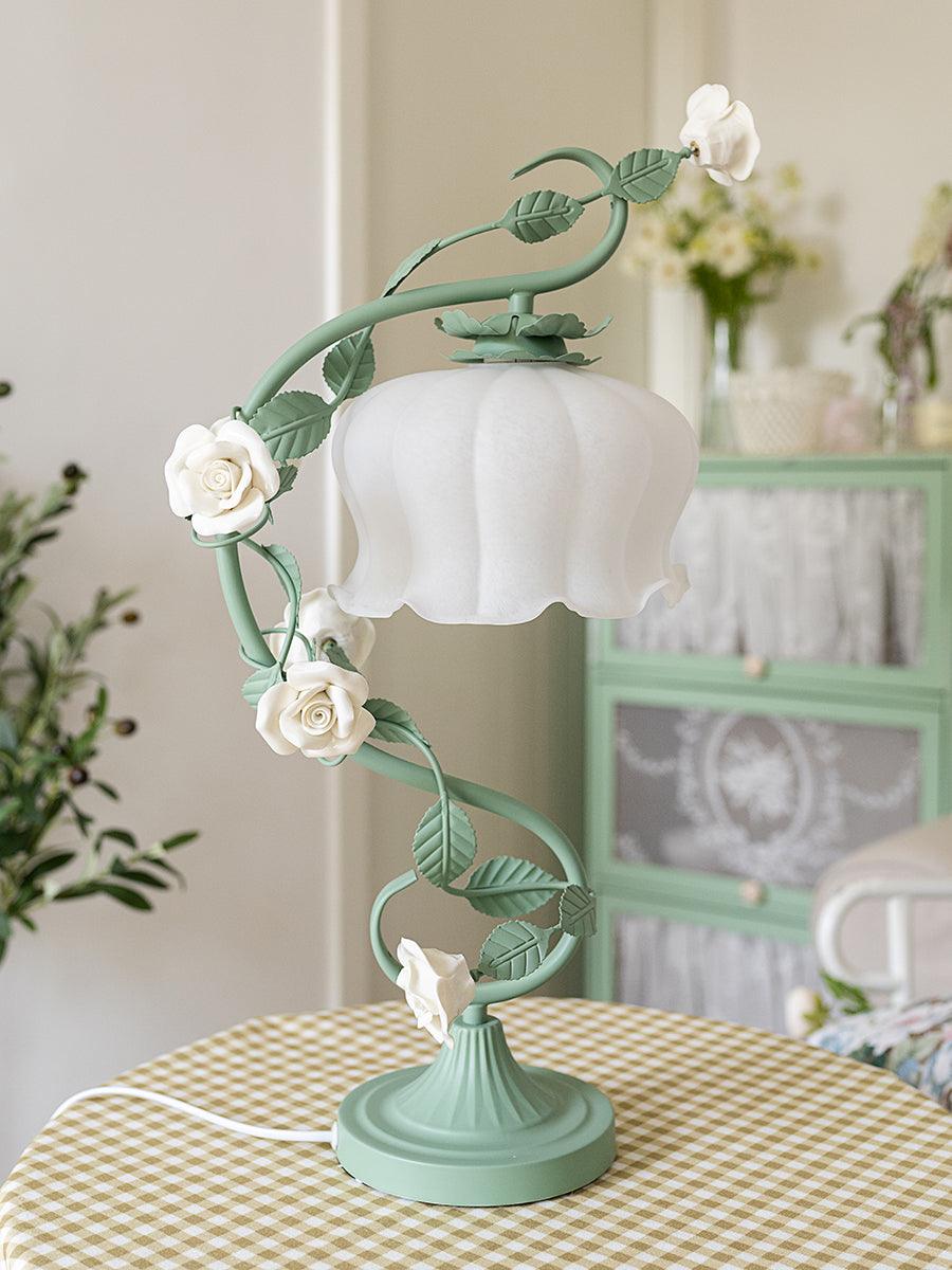 Elegant Glass Adjustable Desk Lamp