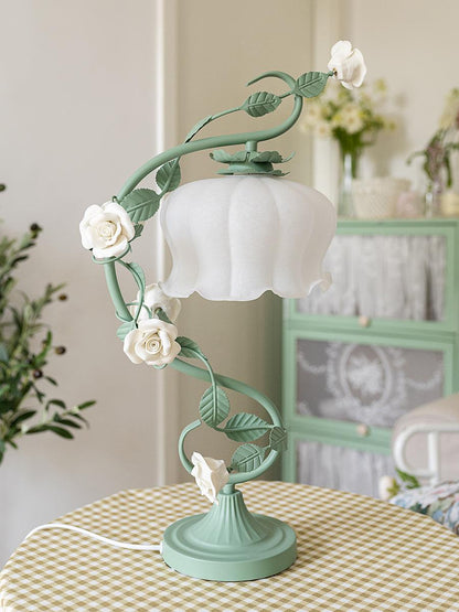 Elegant Glass Adjustable Desk Lamp