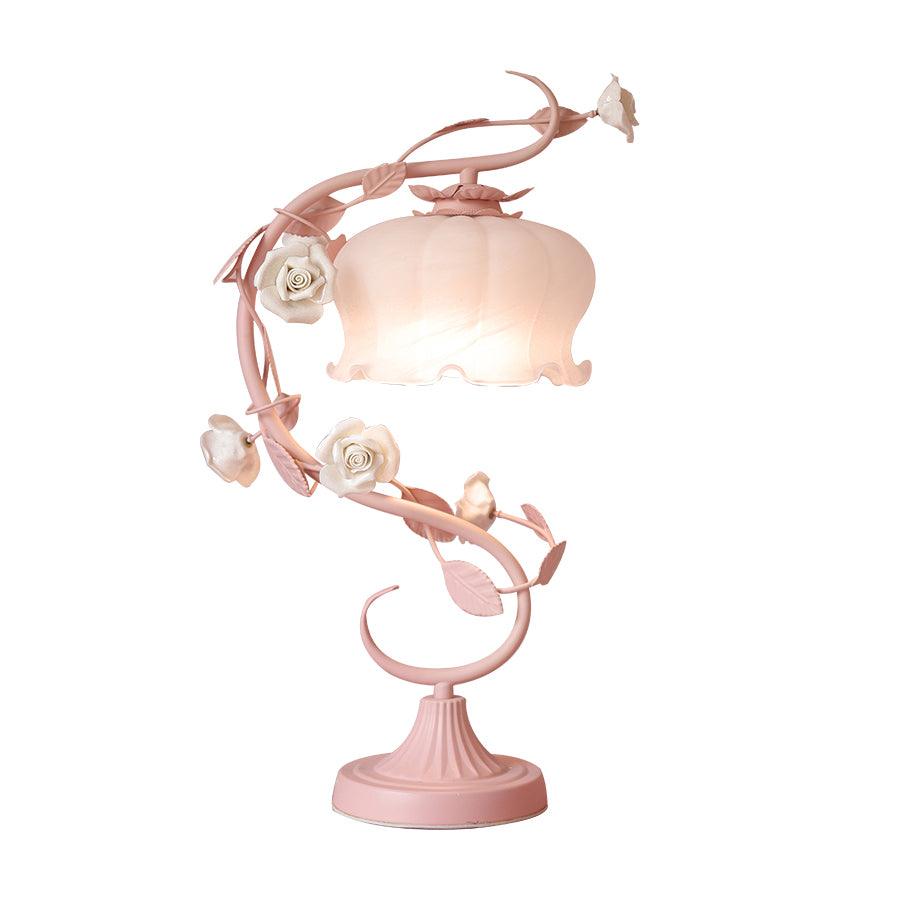 Elegant Glass Adjustable Desk Lamp