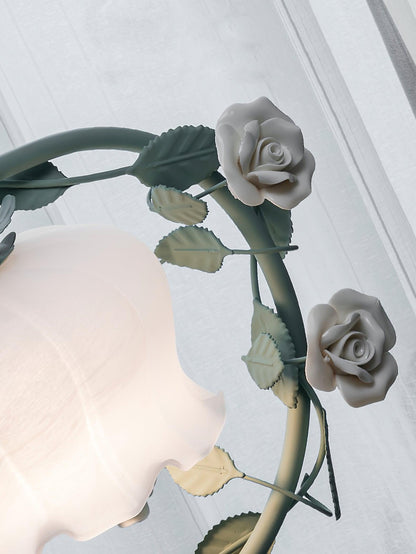 Elegant Glass Adjustable Desk Lamp
