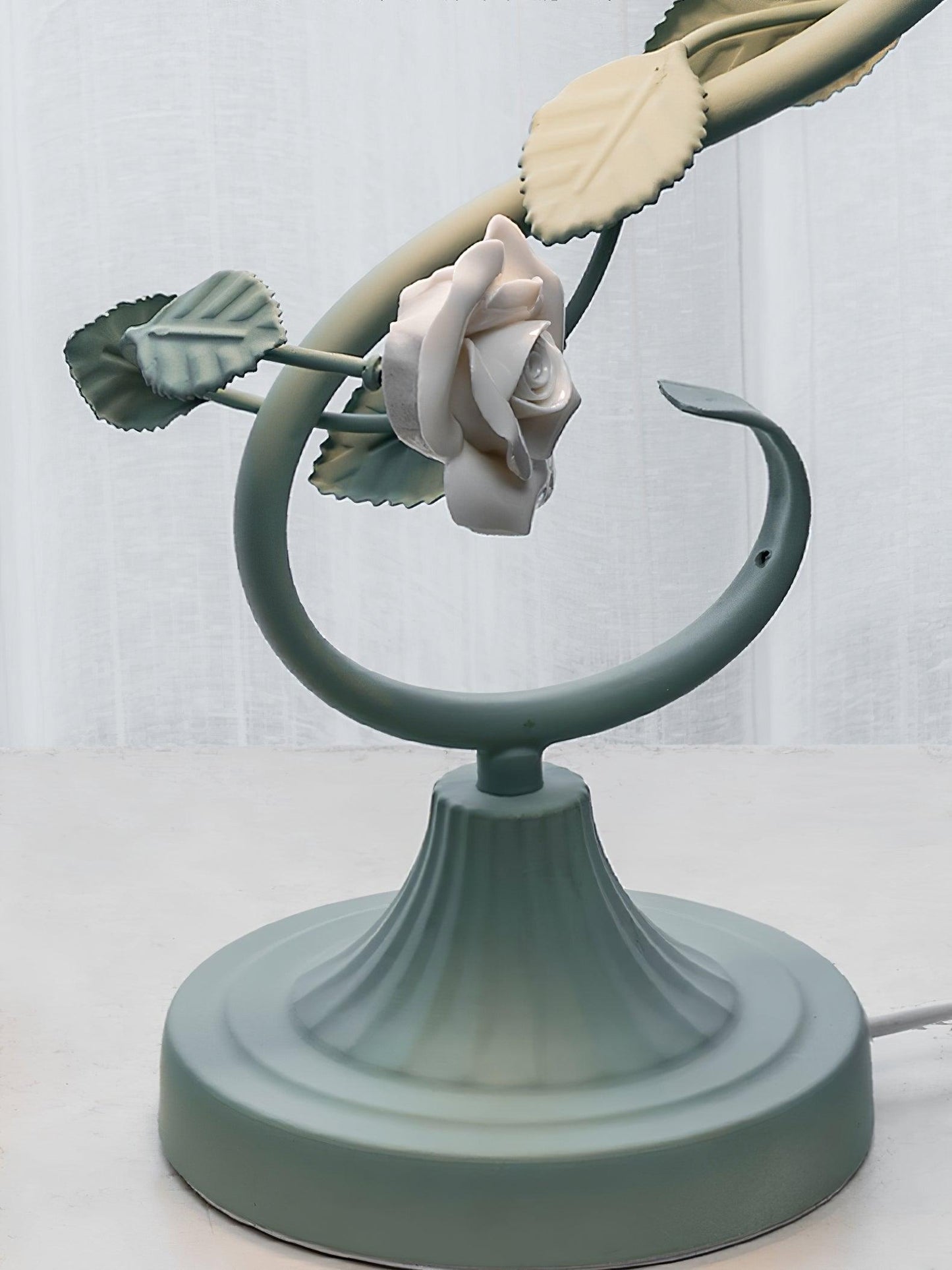 Elegant Glass Adjustable Desk Lamp