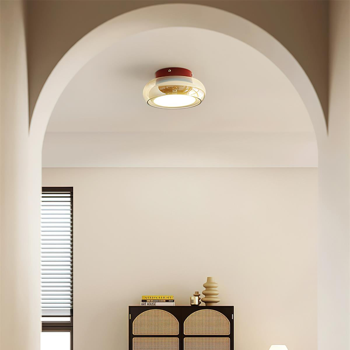 Soft LED Ceiling Light Fixture 12W Warm White