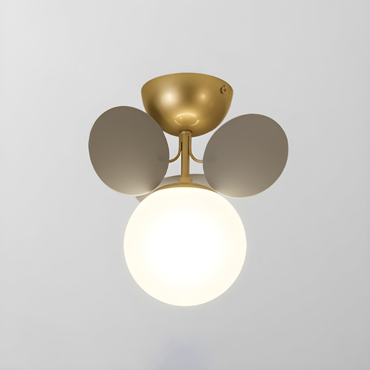 Colorful Round Pendant Lamp Metal Acrylic Ceiling Light