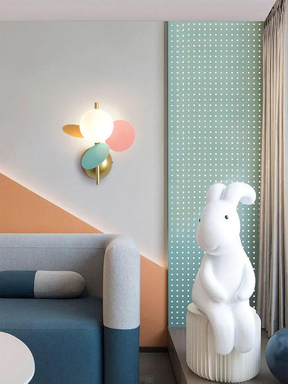 Circular Glass Wall Light