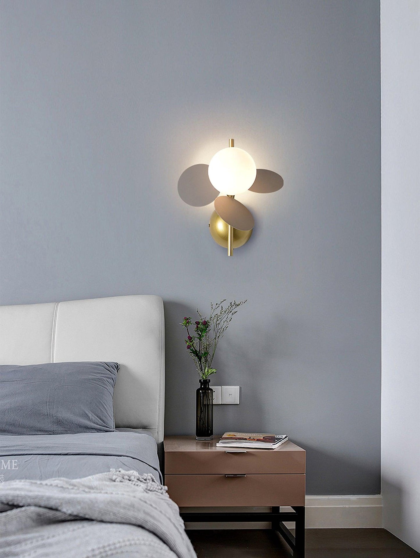 Circular Glass Wall Light