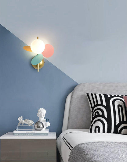 Circular Glass Wall Light