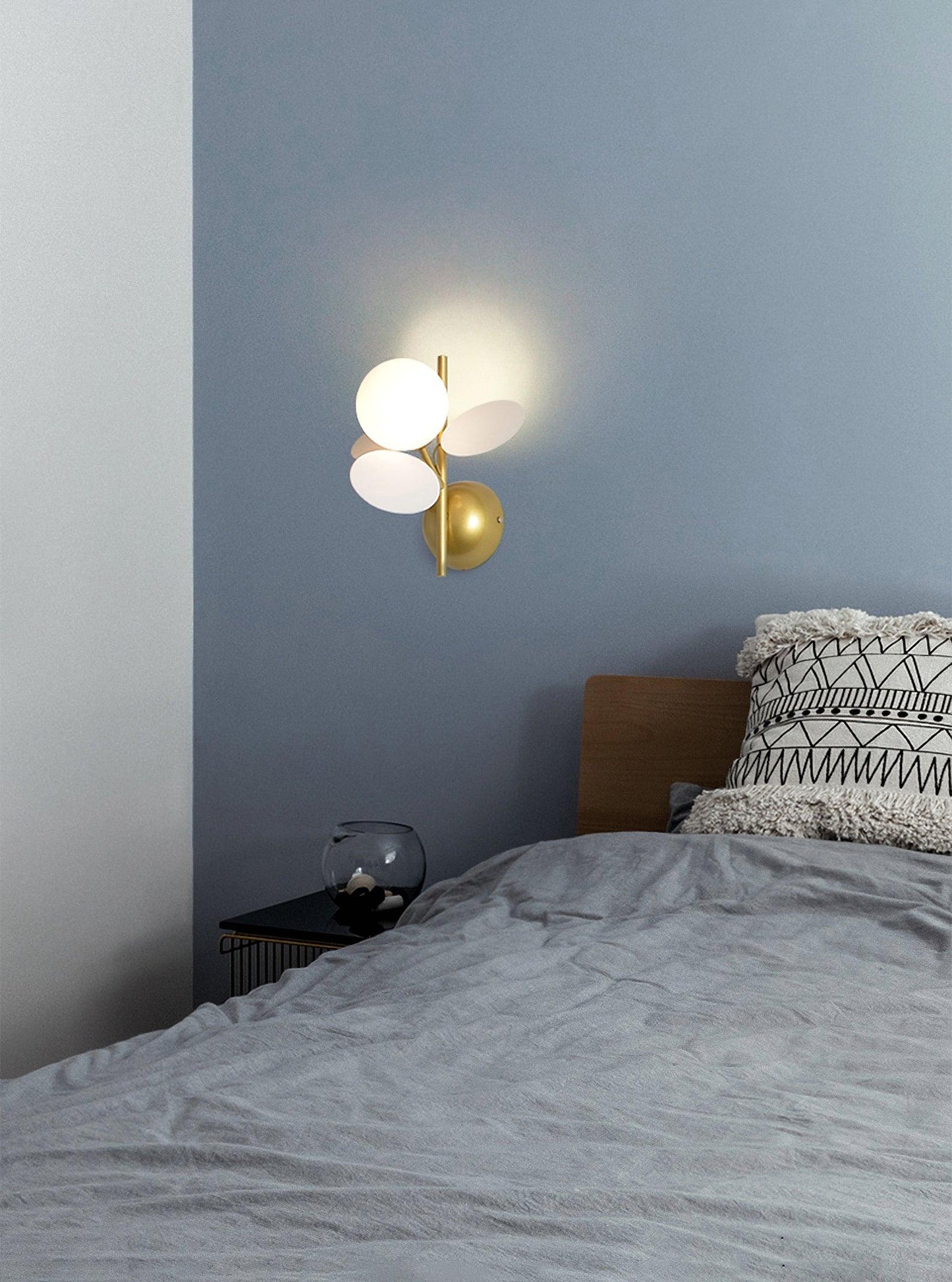 Circular Glass Wall Light