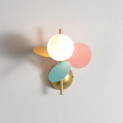 Circular Glass Wall Light