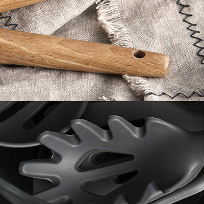 Natural Kitchen Tools with Wood Grips