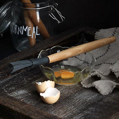 Natural Kitchen Tools with Wood Grips