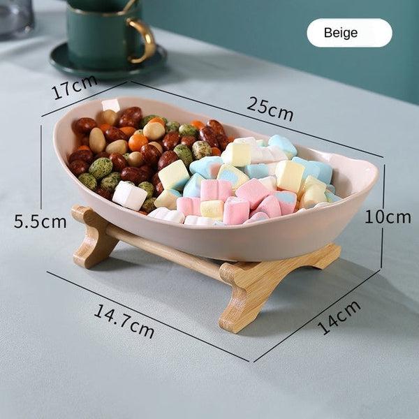 Traditional Wooden Plate Display Rack