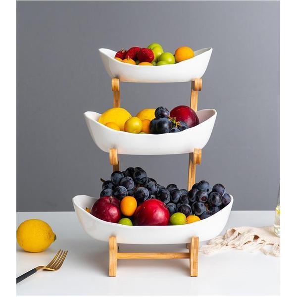 Traditional Wooden Plate Display Rack
