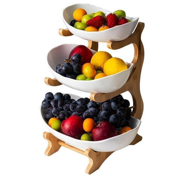 Traditional Wooden Plate Display Rack