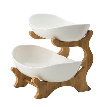 Traditional Wooden Plate Display Rack