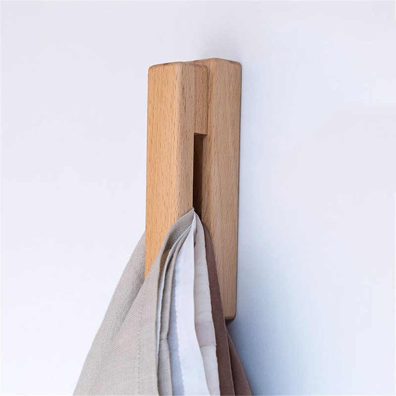 Rustic Wood Bath Towel Rack Holder