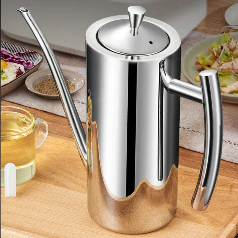 Kitchen Stainless Oil Storage Container