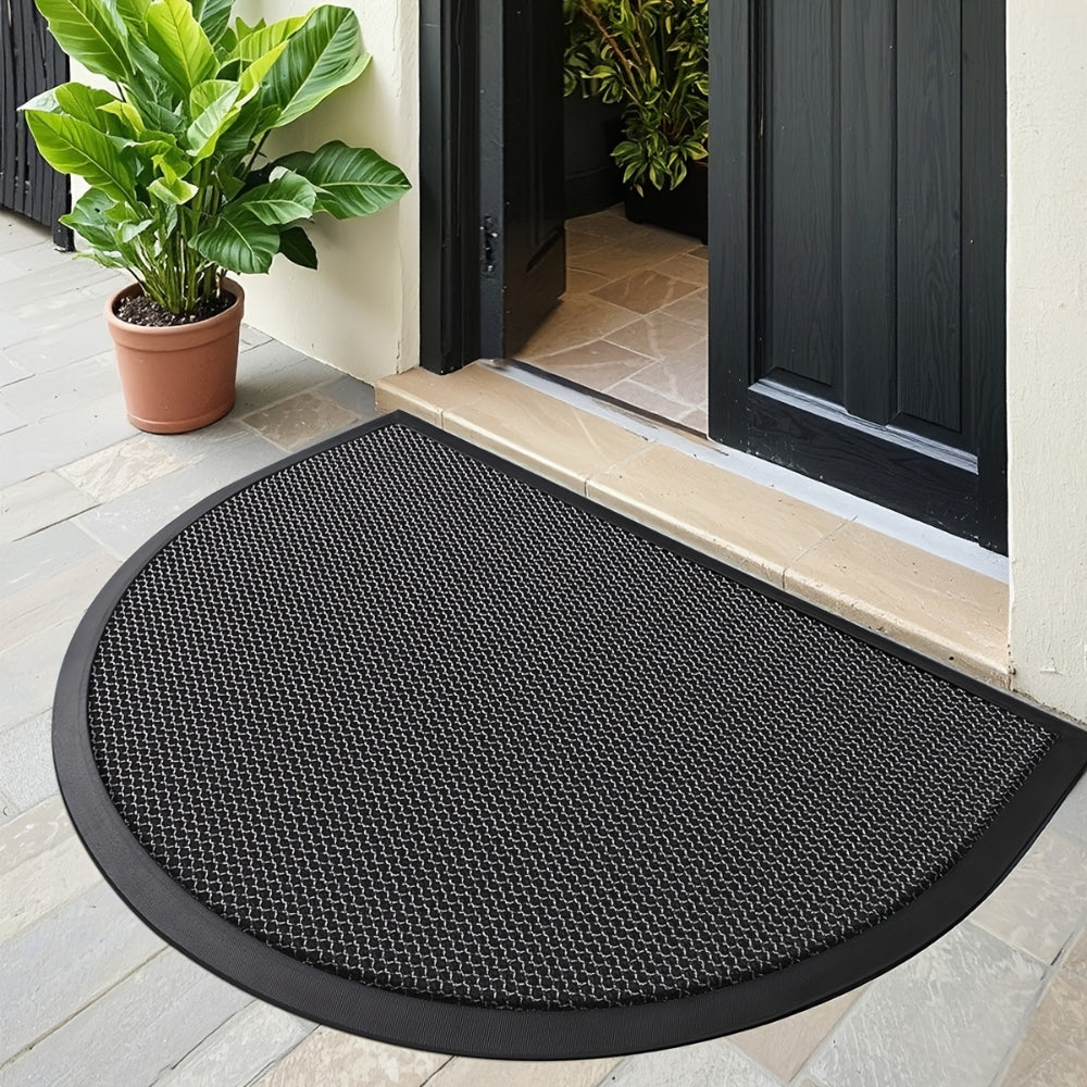 Waterproof Half Round Door Mat for Entrance - Cofik