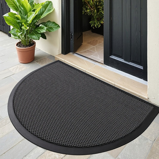 Waterproof Half Round Door Mat for Entrance - Cofik