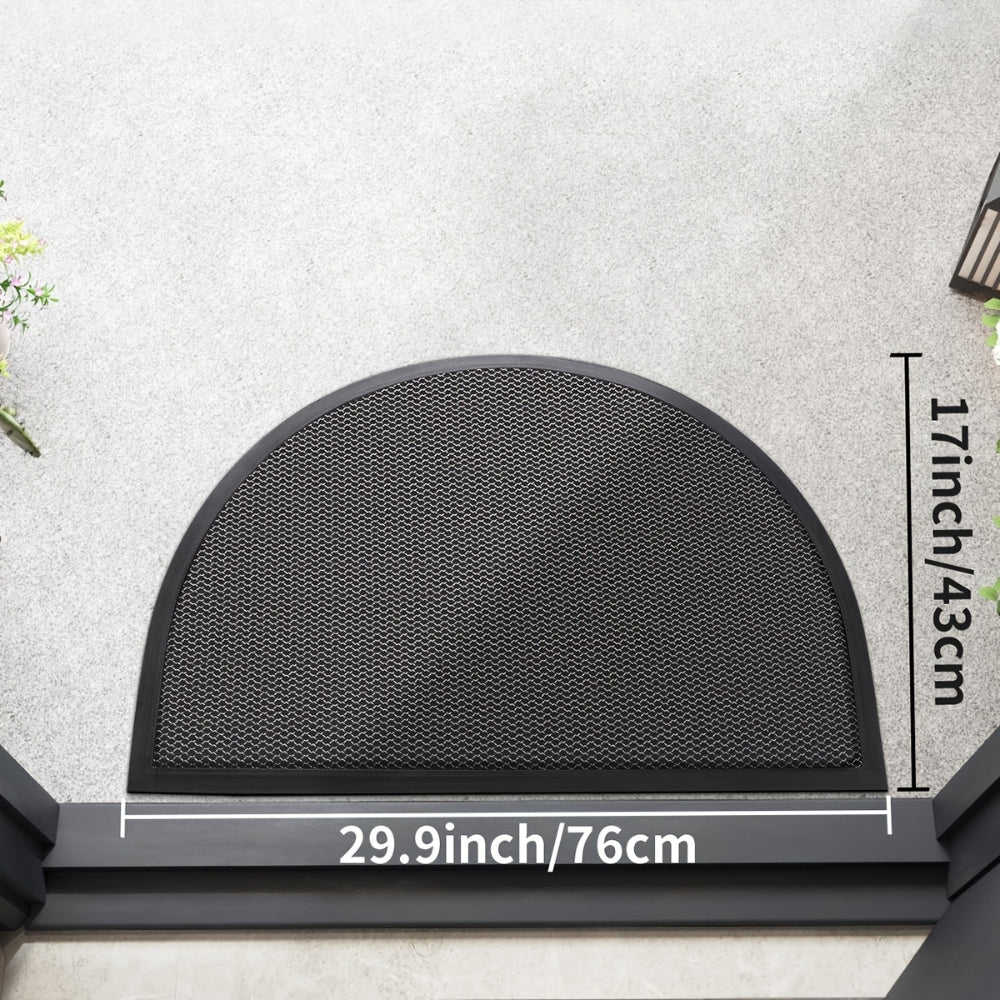 Waterproof Half Round Door Mat for Entrance