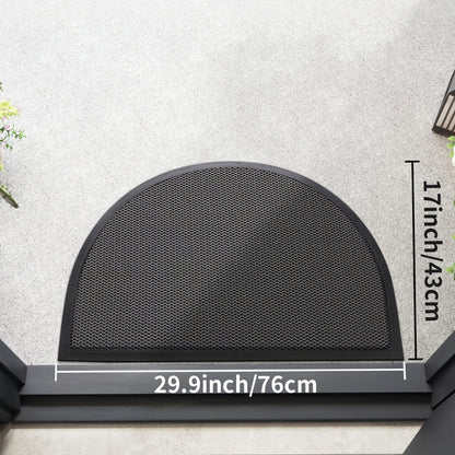 Waterproof Half Round Door Mat for Entrance