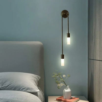 Elegant Gold LED Sconce Light