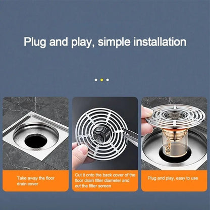 Easy Clean Magnetic Bath Drain Cover