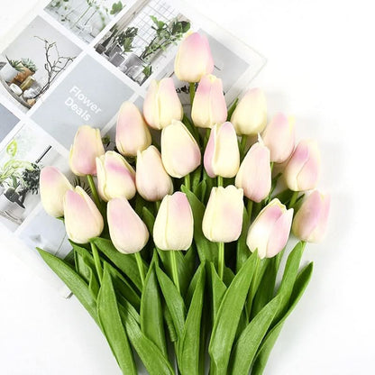 Beautiful Fake Tulip Flowers Arrangement