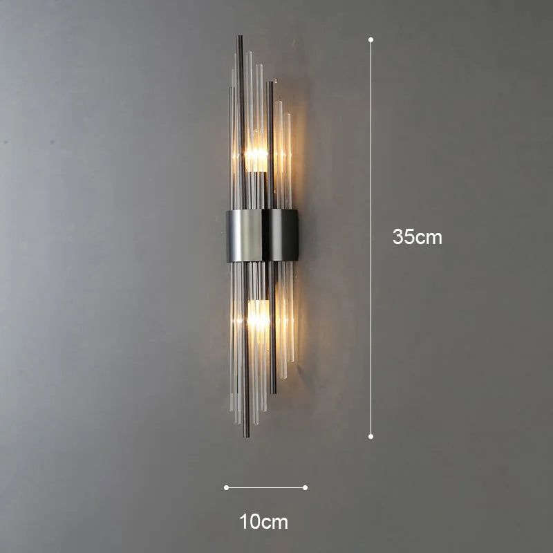 Luxury Golden LED Indoor Wall Lamp