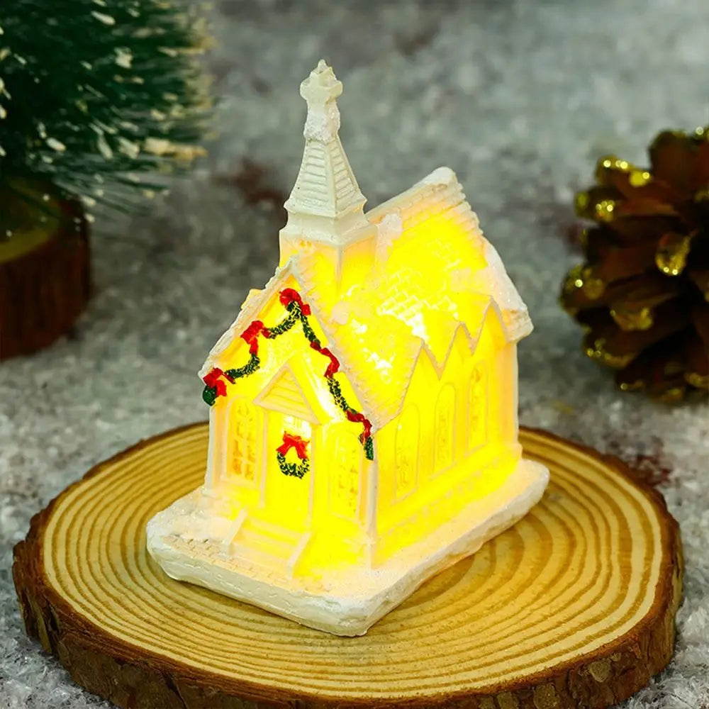 Magical Snowflake Christmas Village Houses