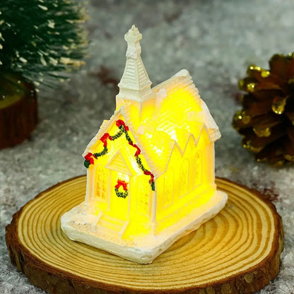 Magical Snowflake Christmas Village Houses