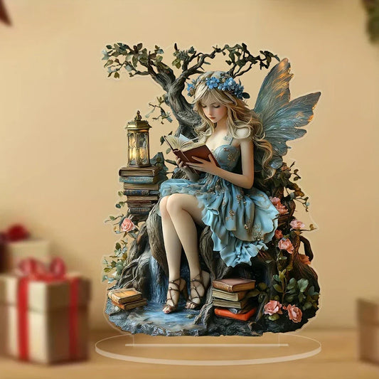 Beautiful Angel Figurine Table Decor 18cm Gift - Cofik