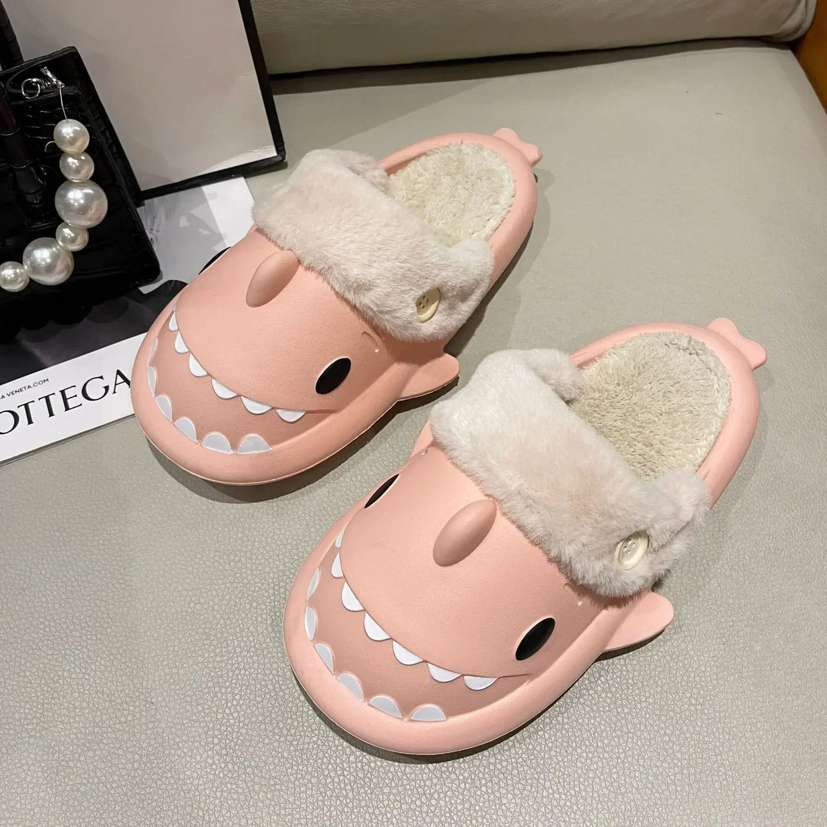 Comfy Shark Foot Slippers for Men and Women