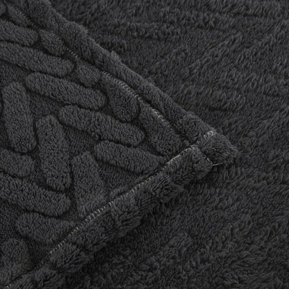 Warm Plush Fleece Blanket for Autumn and Winter
