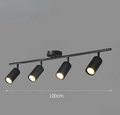Sleek Gold LED Ceiling Lamp