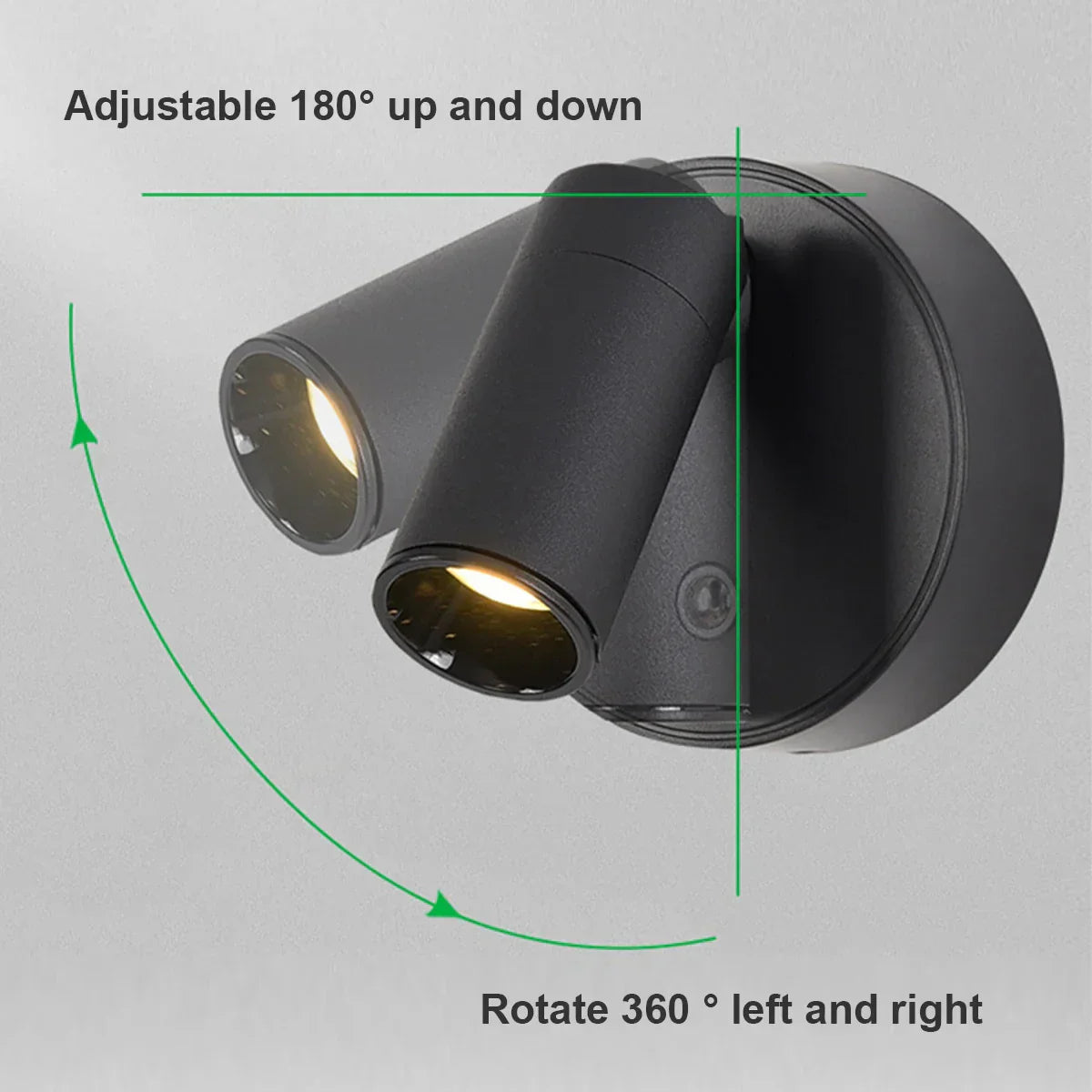 Slim LED Stick On Wall Light with USB Recharge