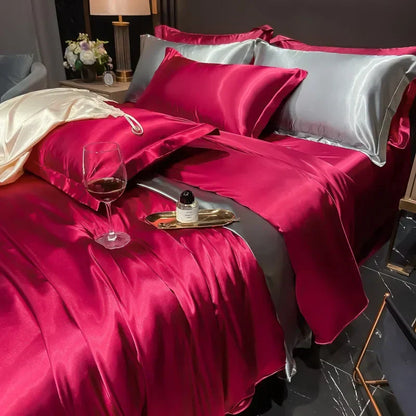 Soft Luxury Silk Bed Sheets Set