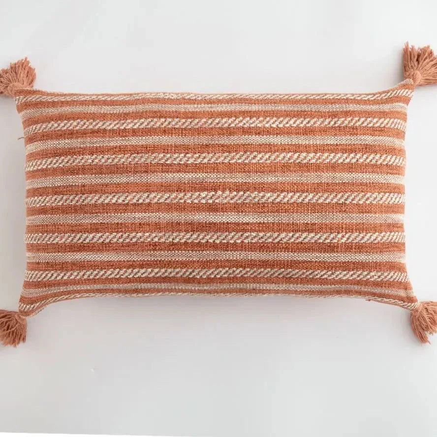 Colorful Fringe Decor Cushion Cover
